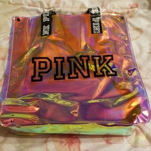 Pink Iridescent tote